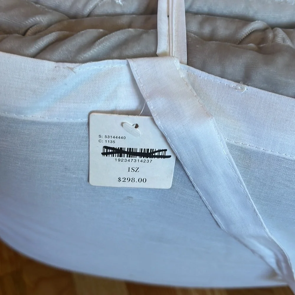 Anthropologie Velvet Emery Quilt Gray Quilt Queen NWT